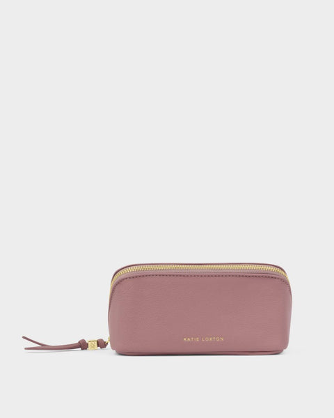 Katie Loxton || Fold-Out Mirror Make Up Bag - Deep Rose
