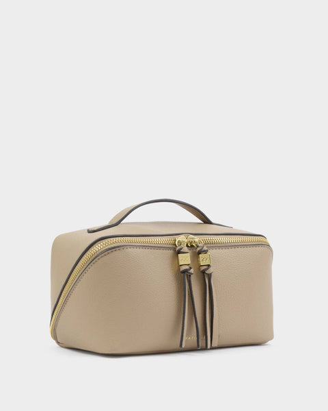 Katie Loxton || Soho Medium Make Up Bag - Light Taupe