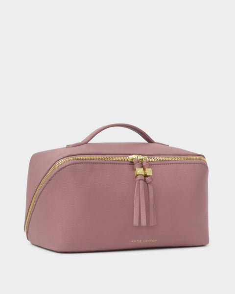 Katie Loxton || Soho Large Make Up Bag - Deep Rose