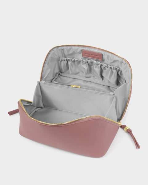 Katie Loxton || Soho Large Make Up Bag - Deep Rose