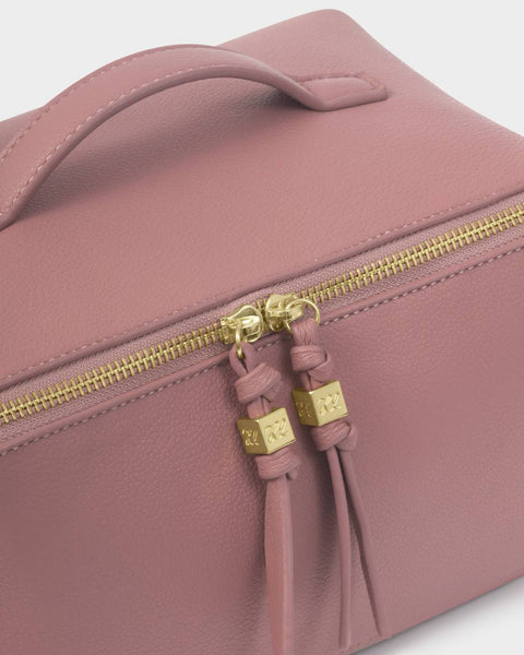 Katie Loxton || Soho Large Make Up Bag - Deep Rose