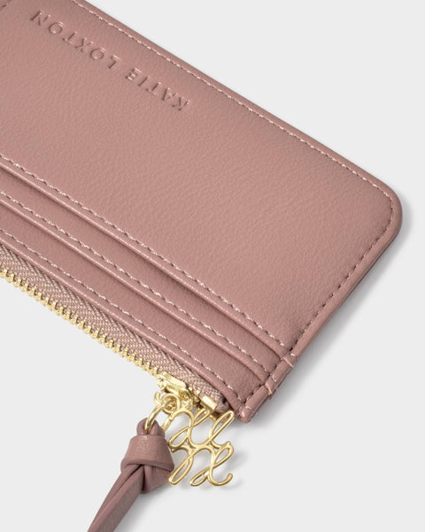 Katie Loxton || Gift Boxed Coin & Card Holder - Deep Rose