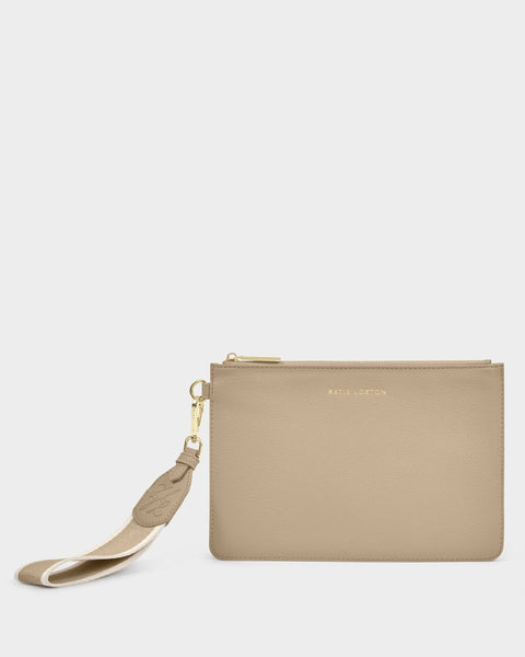 Katie Loxton || Lottie Wristlet in Light Taupe
