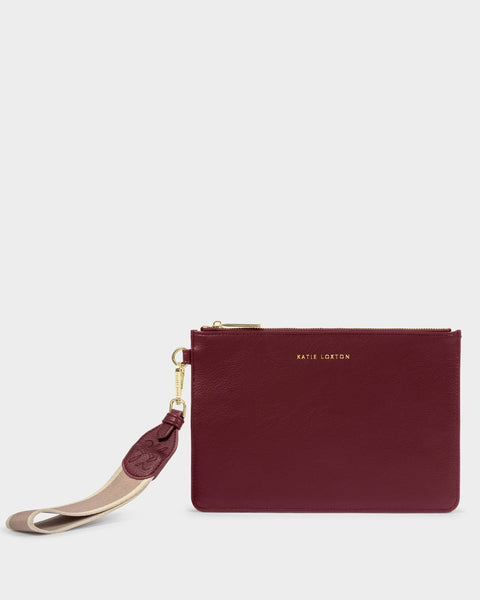 Katie Loxton || Lottie Wristlet in Cherry