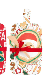 CHRISTMAS MELAMINE BOARD & NAPKIN SET