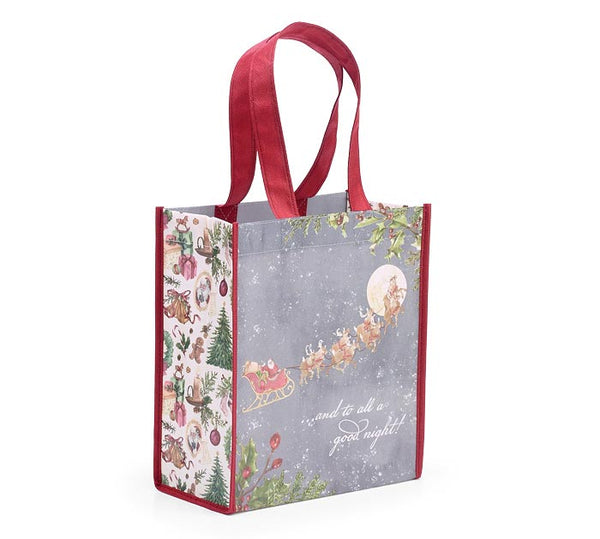 Night Before Christmas Santa Tote - Small