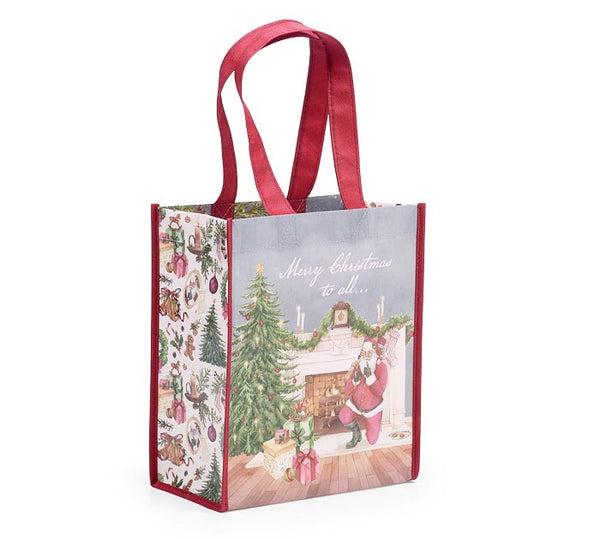 Night Before Christmas Santa Tote - Small