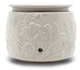 Swan Creek Candle Co || Ivory Floral Wax Warmer