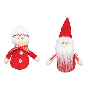 Confectioner Santa + Mrs. Claus Ornament