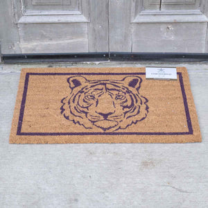 Purple Tigers Coir Doormat