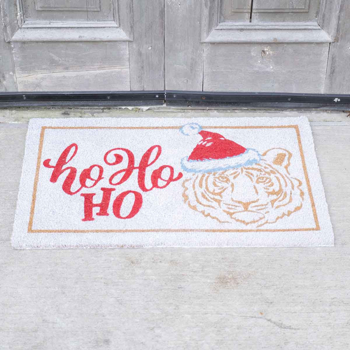Santa Tiger Coir Doormat