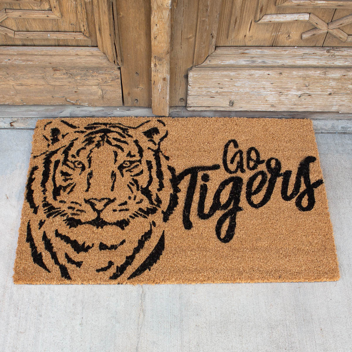 Go Tigers Coir Doormat