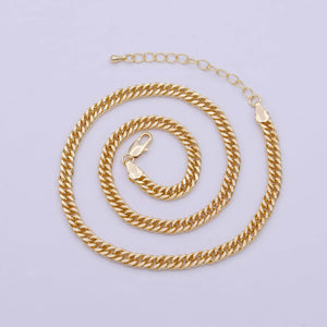 Cuban Gold Chain Necklace || 5mm