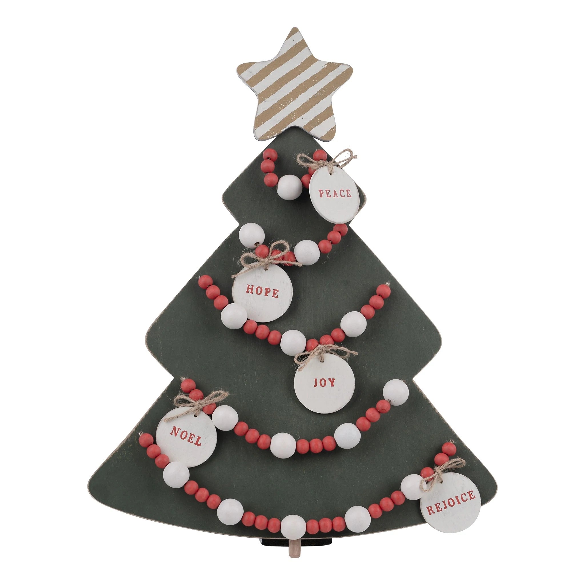 CHRISTMAS TREE WITH ORNAMENTS TOPPER