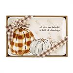 Pumpkin Sentiment Trays