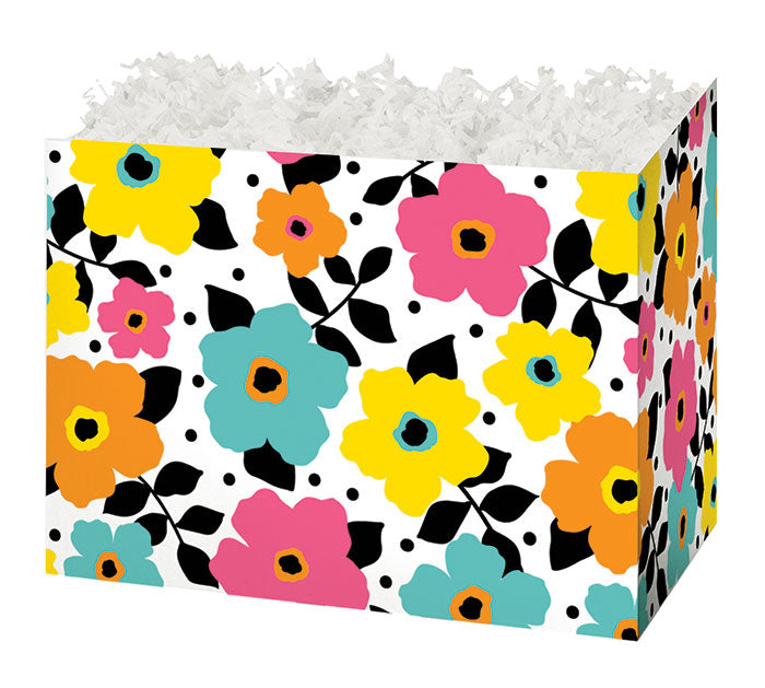 Small Basket Box || Petals and Dots