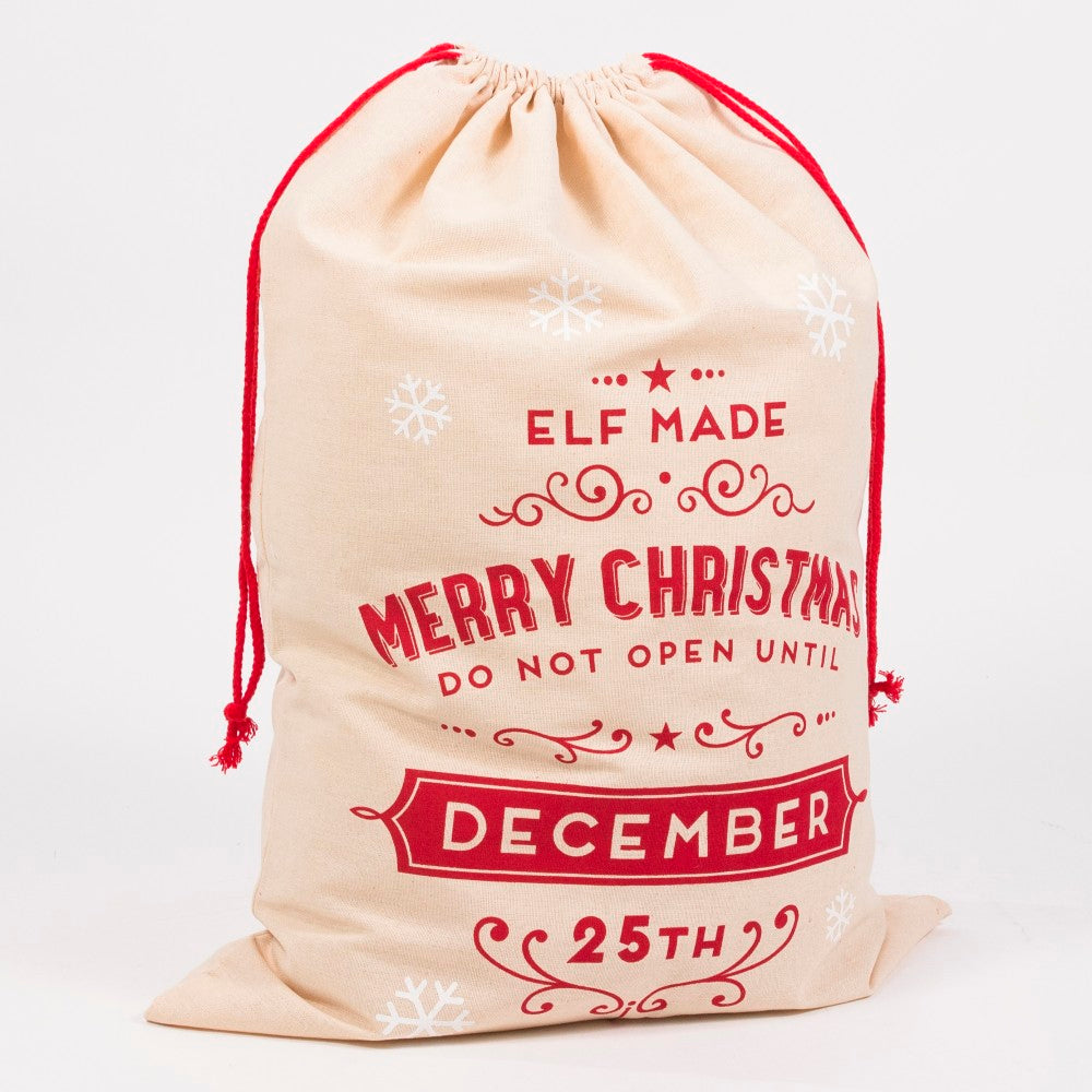 Elf Made Gift Sack