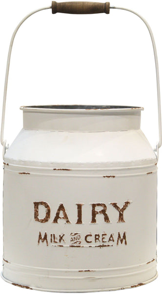 White Dairy Bucket