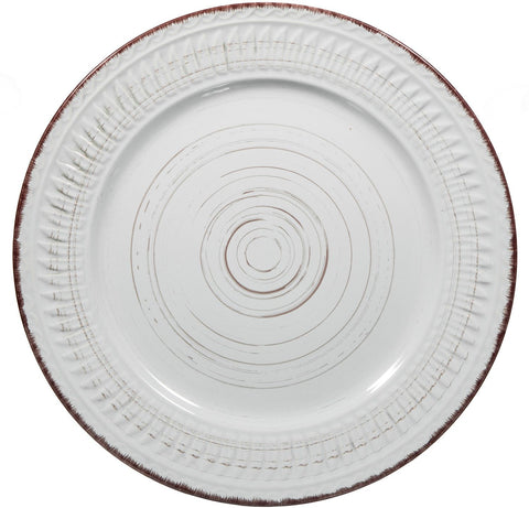 Cosenza Wht Rd Salad Plate