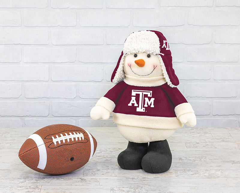 Texas A&M Chilly Snowman Stander