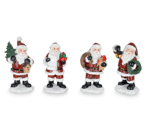 Hand Painted Resin Santa Figurine