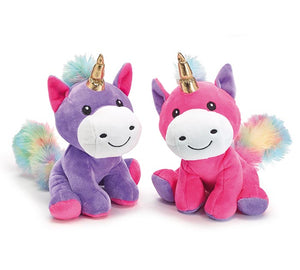 Plush Unicorn Pink or Purple