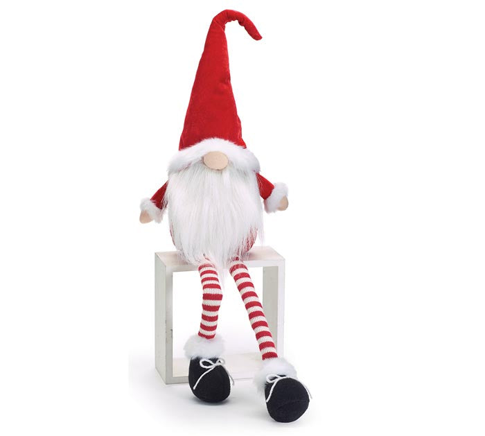 Santa Gnome Sitter with Long Legs