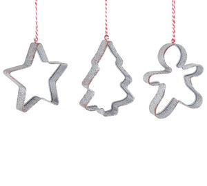 Cookie Cutter Shape Ornaments