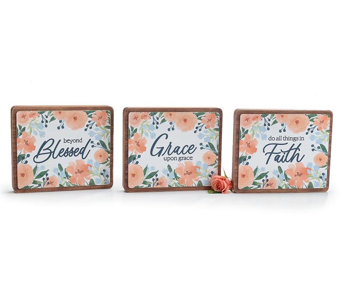 Shelf Sitter || Faith, Grace, Blessed