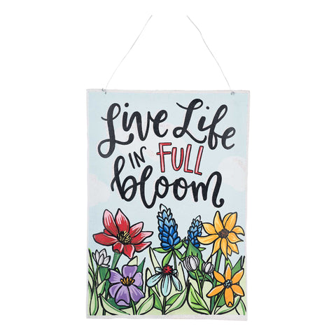 Live Life / Welcome Friends Reversible Burlee