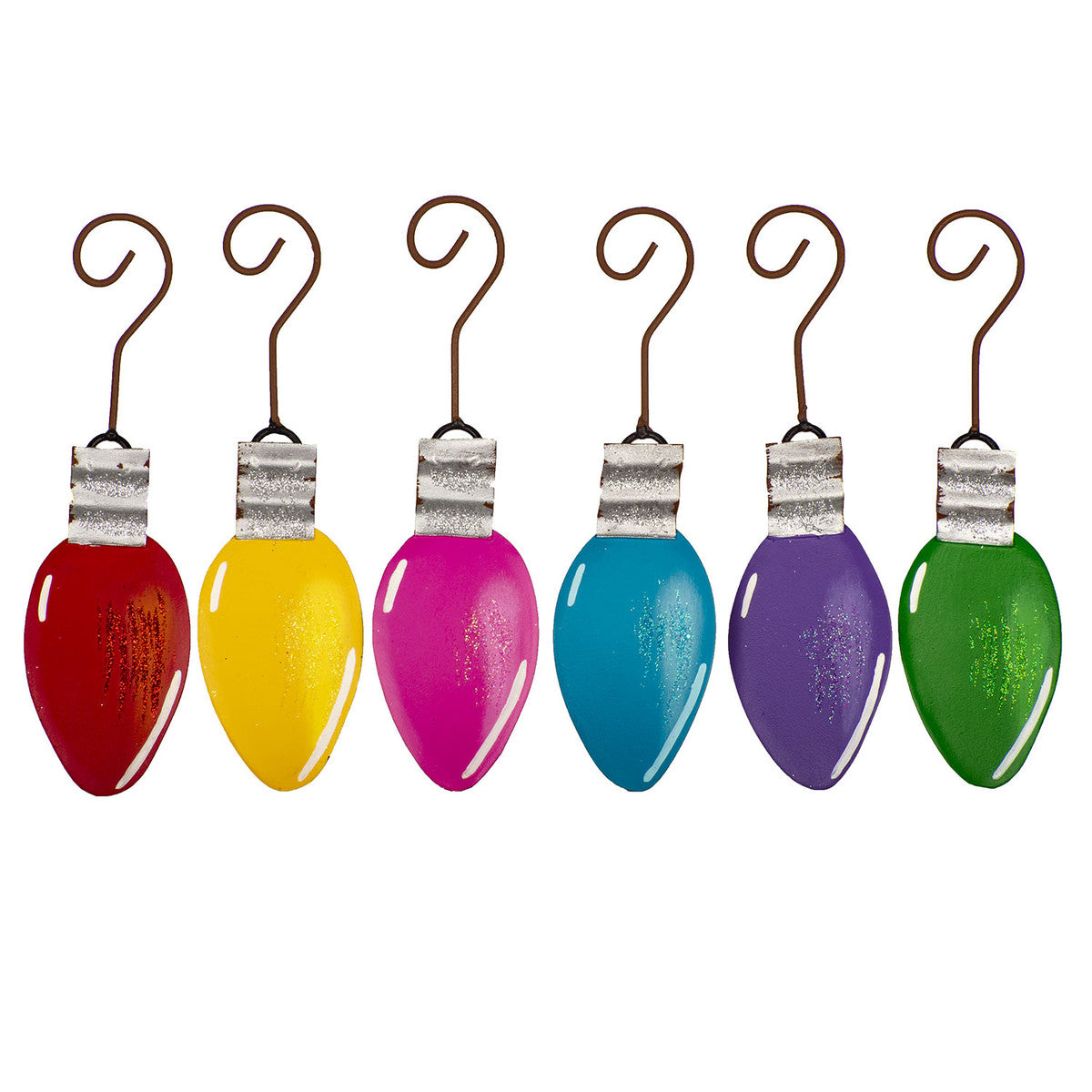 Colorful Lightbulb Ornaments