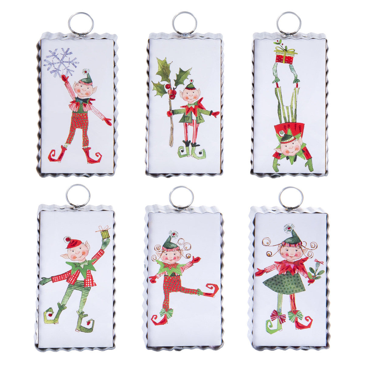 Silly Elf Ornaments