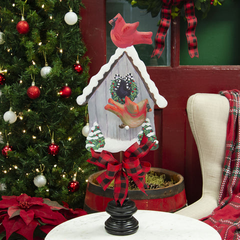 Cardinal Couple Birdhouse