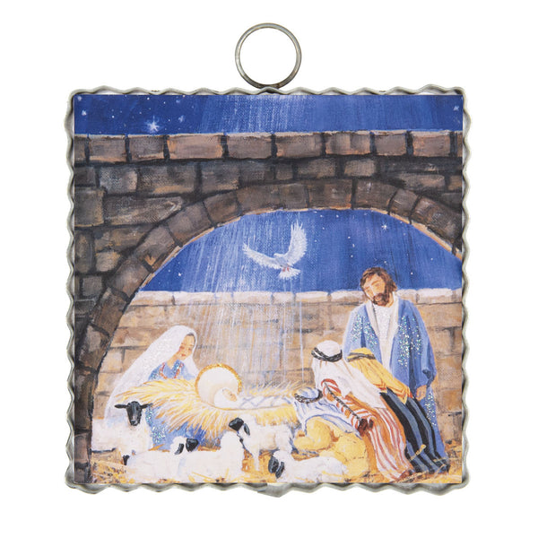 Mini Gallery || Stone Nativity Print