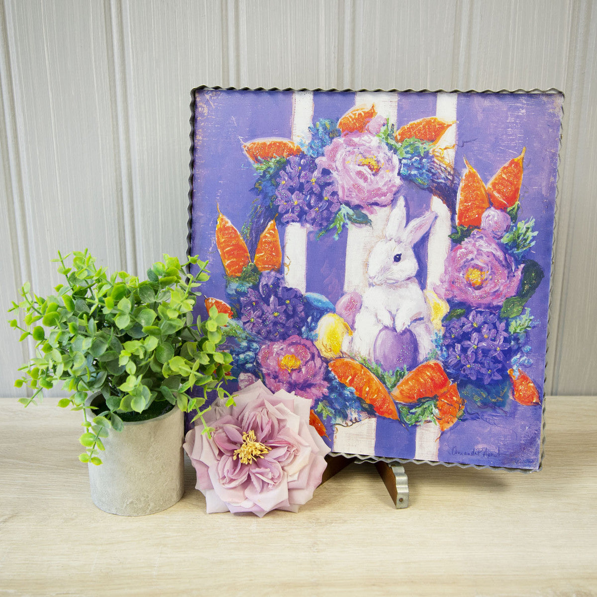 Gallery || Bunny & Carrot Wreath Print