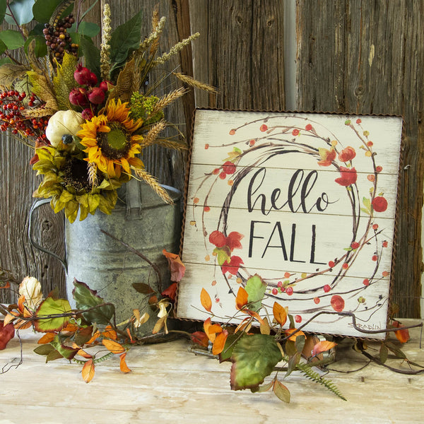 Gallery "Hello Fall" Wreath Print