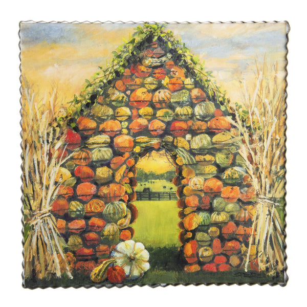 House of Pumpkins Print