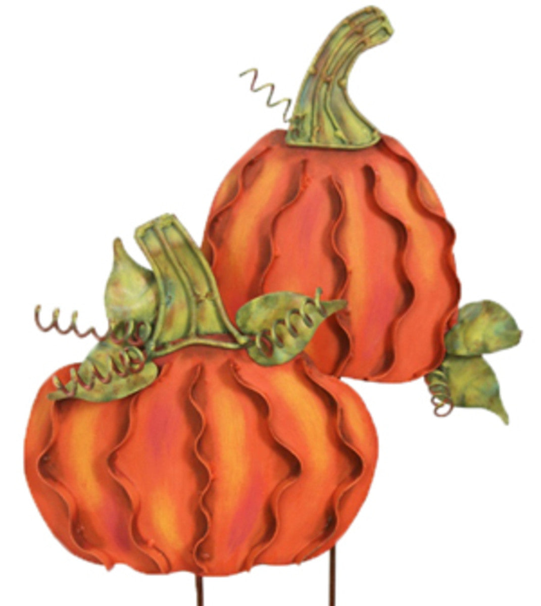 Classic Orange Pumpkins Stake || Small