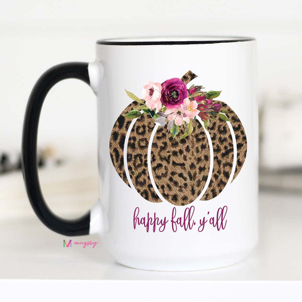 Happy Fall Y'all Mug