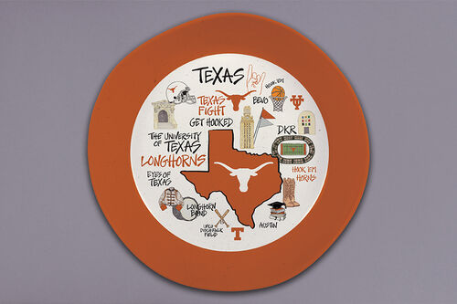 Texas || All the Favorites 13.5" Round Melamine Bowl