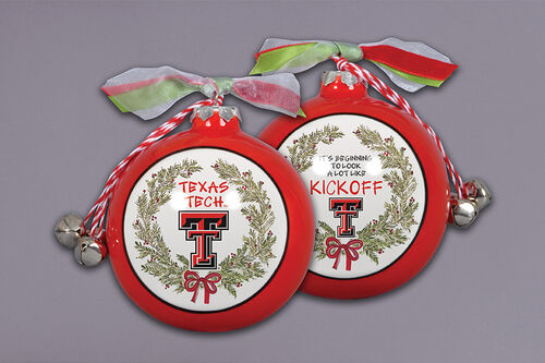 Texas Tech || Beginning to Look A Lot Like Kickoff Ornament