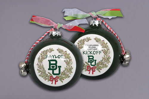 Baylor || Beginning to Look A Lot Like Kickoff Ornament