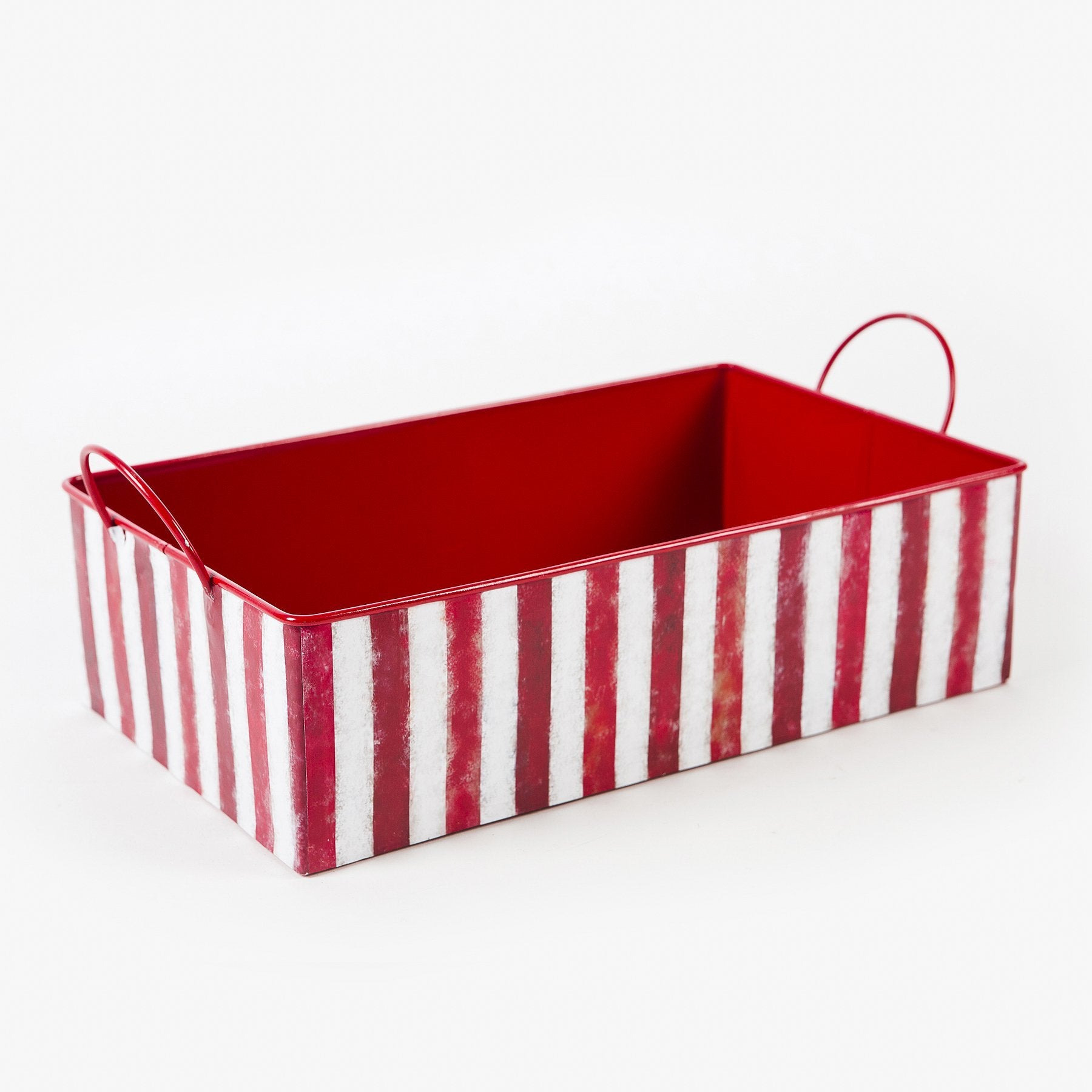 Peppermint Rectangle Tray w/ Handles
