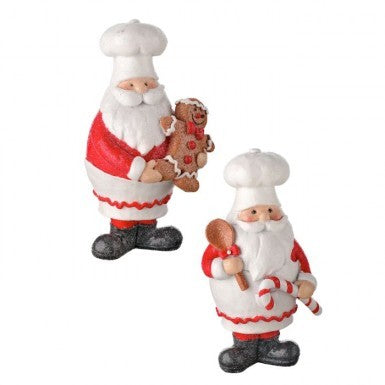 6" Resin Candy Maker Santa