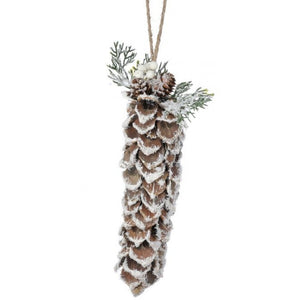 Snowy Sequoia Ornament