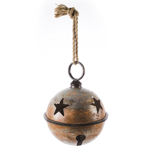 Antique Jingle Bell Ornament || Galvanized