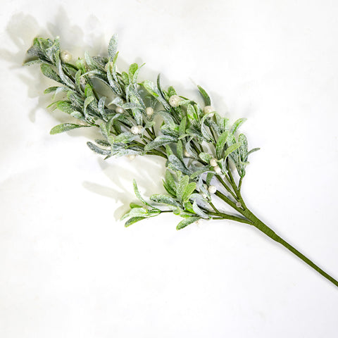 Frosted Mistletoe Spray