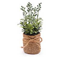 Floral Rosemary in Burlap