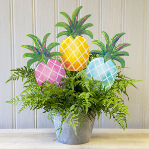 Colorful Pineapple Stake
