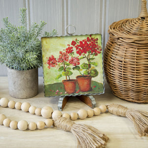 Gallery Mini || Potted Geraniums Print